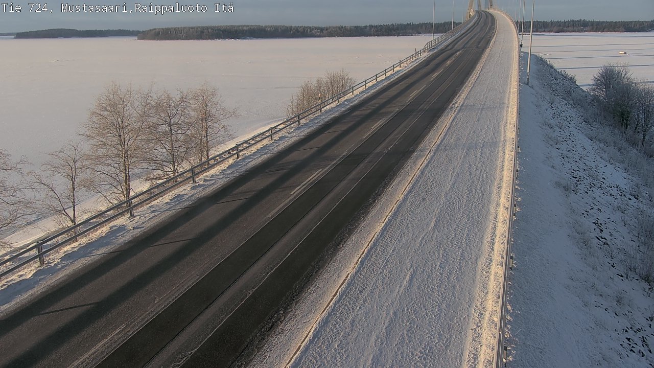 Weather Camera Image Road 724 Mustasaari, Raippaluoto, Fjärdskäret, Mustasaari, Pohjanmaa