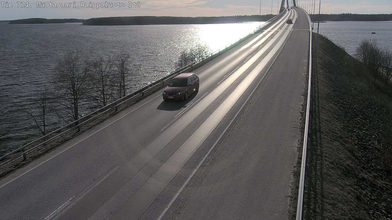 Weather Camera Image Väg 724 Korsholm, Replot, Fjärdskäret, Mustasaari, Pohjanmaa