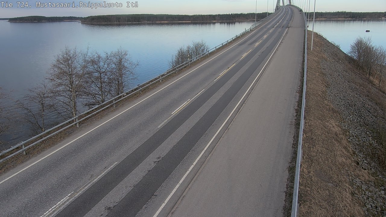Kelikamerat Kuva Tie 724 Raippaluodonsilta itä, Mustasaari, Pohjanmaa