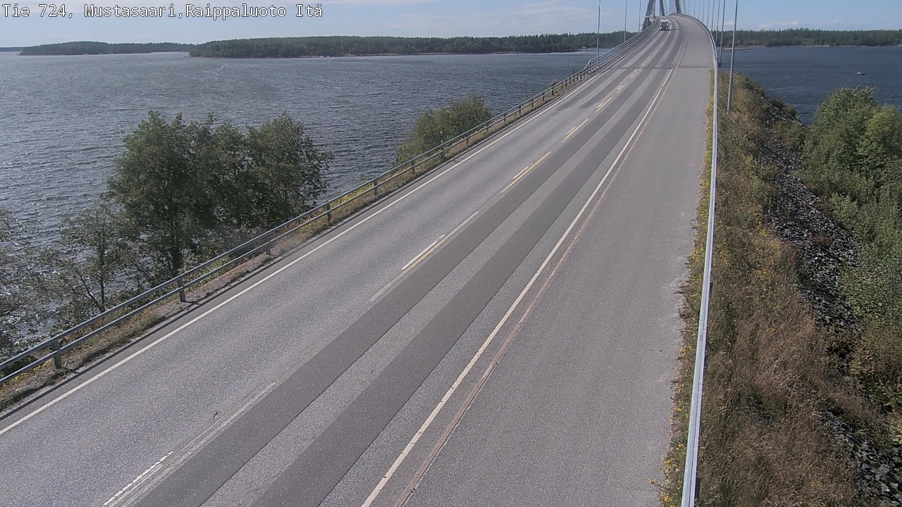 Kelikamerat Kuva Tie 724 Raippaluodonsilta itä, Mustasaari, Pohjanmaa