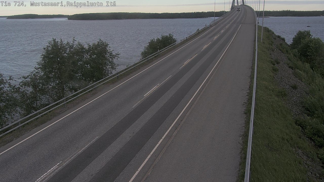 Kelikamerat Kuva Tie 724 Raippaluodonsilta itä, Mustasaari, Pohjanmaa