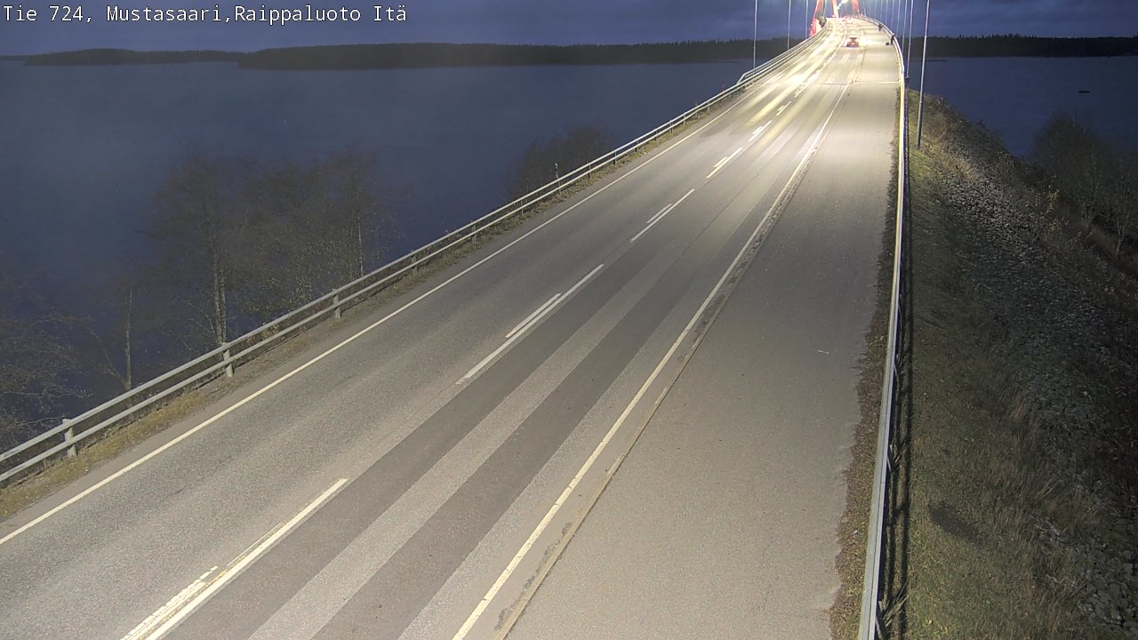 Kelikamerat Kuva Tie 724 Raippaluodonsilta itä, Mustasaari, Pohjanmaa