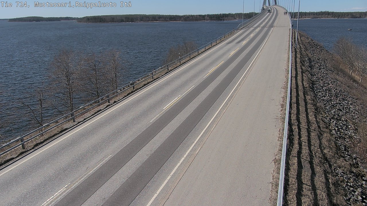 Weather Camera Image Väg 724 Korsholm, Replot, Fjärdskäret, Mustasaari, Pohjanmaa