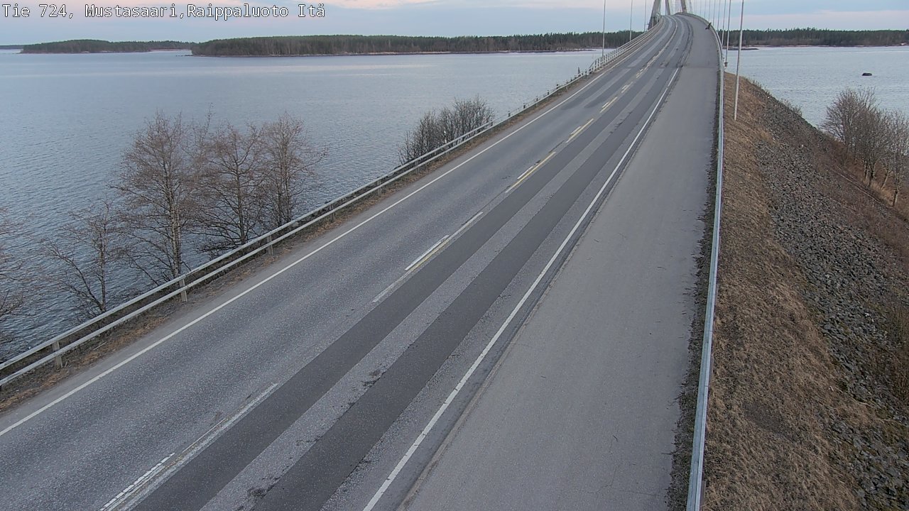 Kelikamerat Kuva Tie 724 Raippaluodonsilta itä, Mustasaari, Pohjanmaa