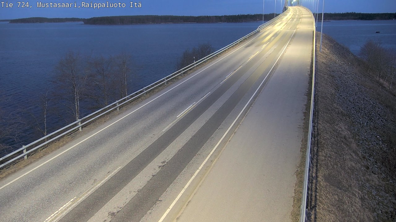 Kelikamerat Kuva Tie 724 Raippaluodonsilta itä, Mustasaari, Pohjanmaa