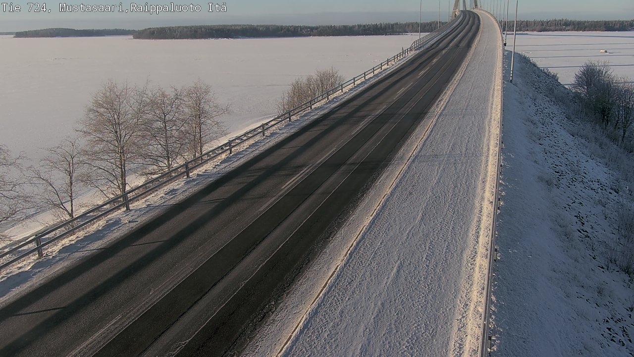 Weather Camera Image Road 724 Mustasaari, Raippaluoto, Fjärdskäret, Mustasaari, Pohjanmaa