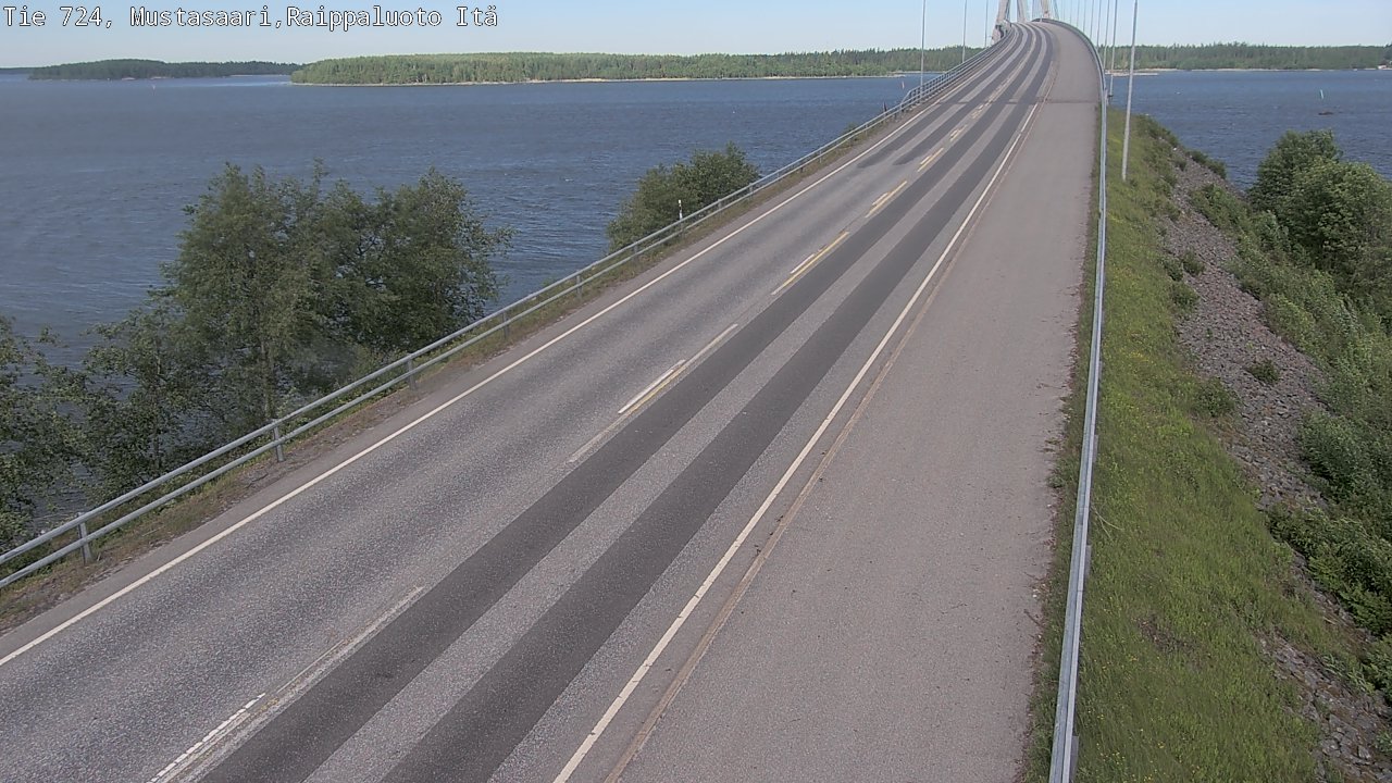 Kelikamerat Kuva Tie 724 Raippaluodonsilta itä, Mustasaari, Pohjanmaa