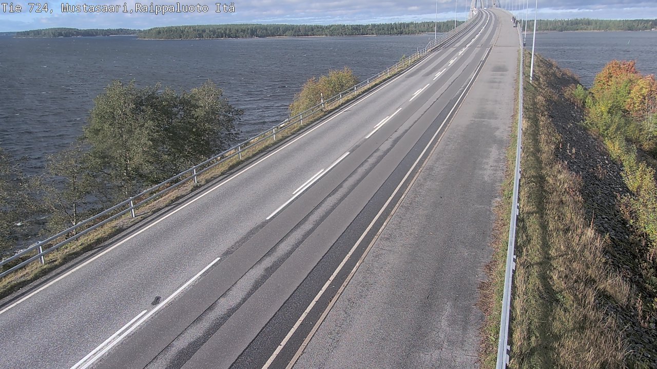 Kelikamerat Kuva Tie 724 Raippaluodonsilta itä, Mustasaari, Pohjanmaa