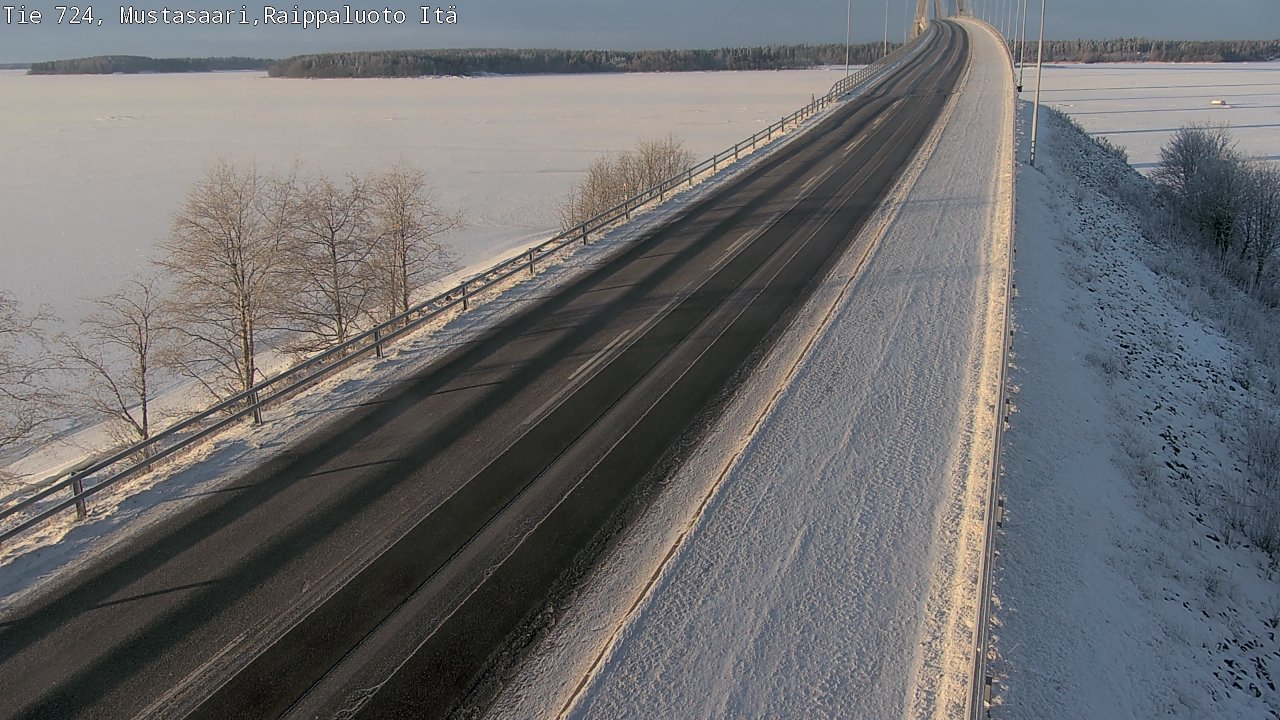 Weather Camera Image Road 724 Mustasaari, Raippaluoto, Fjärdskäret, Mustasaari, Pohjanmaa