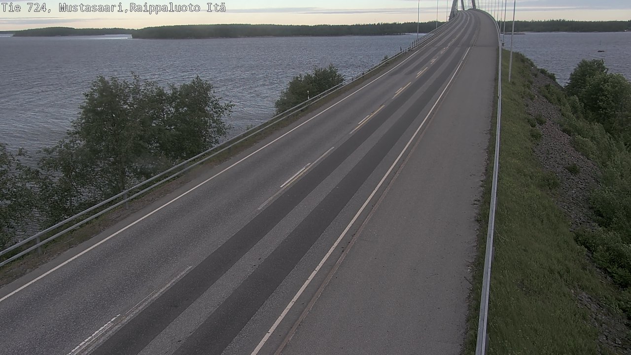 Kelikamerat Kuva Tie 724 Raippaluodonsilta itä, Mustasaari, Pohjanmaa