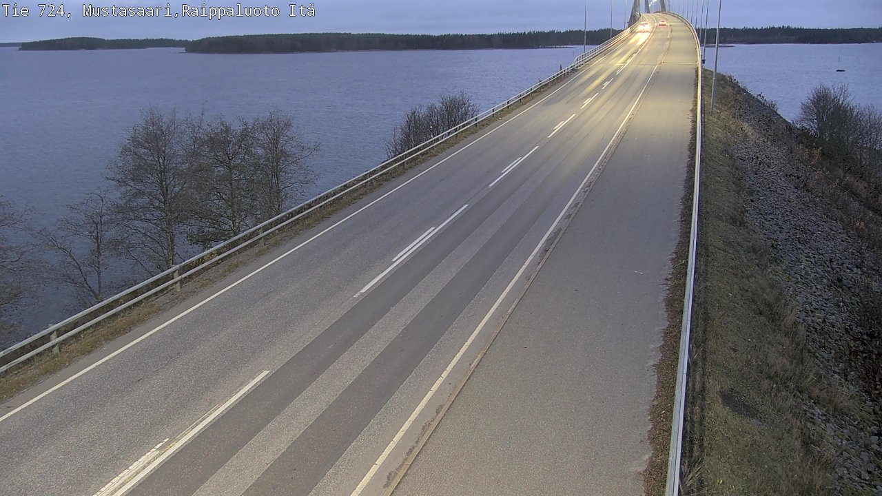 Kelikamerat Kuva Tie 724 Raippaluodonsilta itä, Mustasaari, Pohjanmaa