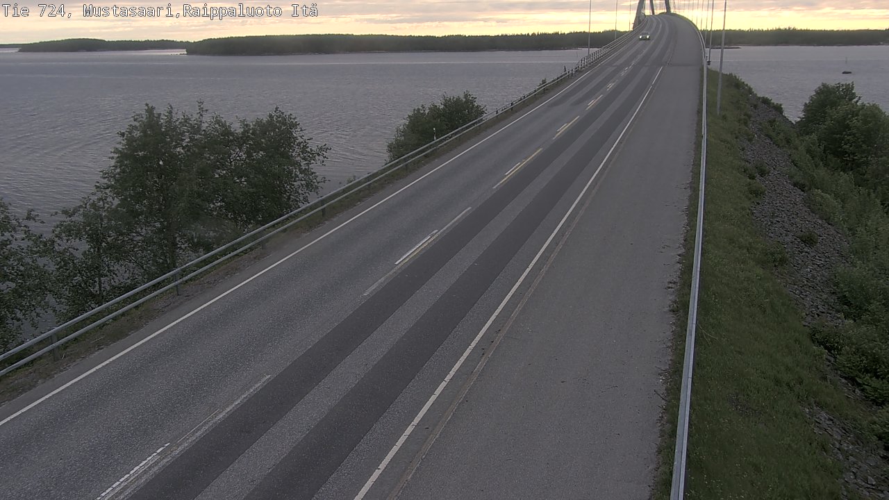Kelikamerat Kuva Tie 724 Raippaluodonsilta itä, Mustasaari, Pohjanmaa