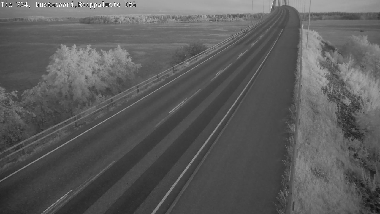 Weather Camera Image Road 724 Mustasaari, Raippaluoto, Fjärdskäret, Mustasaari, Pohjanmaa