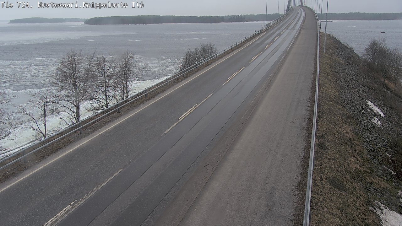 Weather Camera Image Väg 724 Korsholm, Replot, Fjärdskäret, Mustasaari, Pohjanmaa