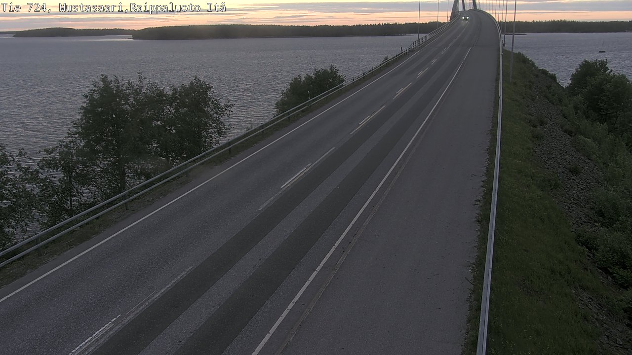 Kelikamerat Kuva Tie 724 Raippaluodonsilta itä, Mustasaari, Pohjanmaa