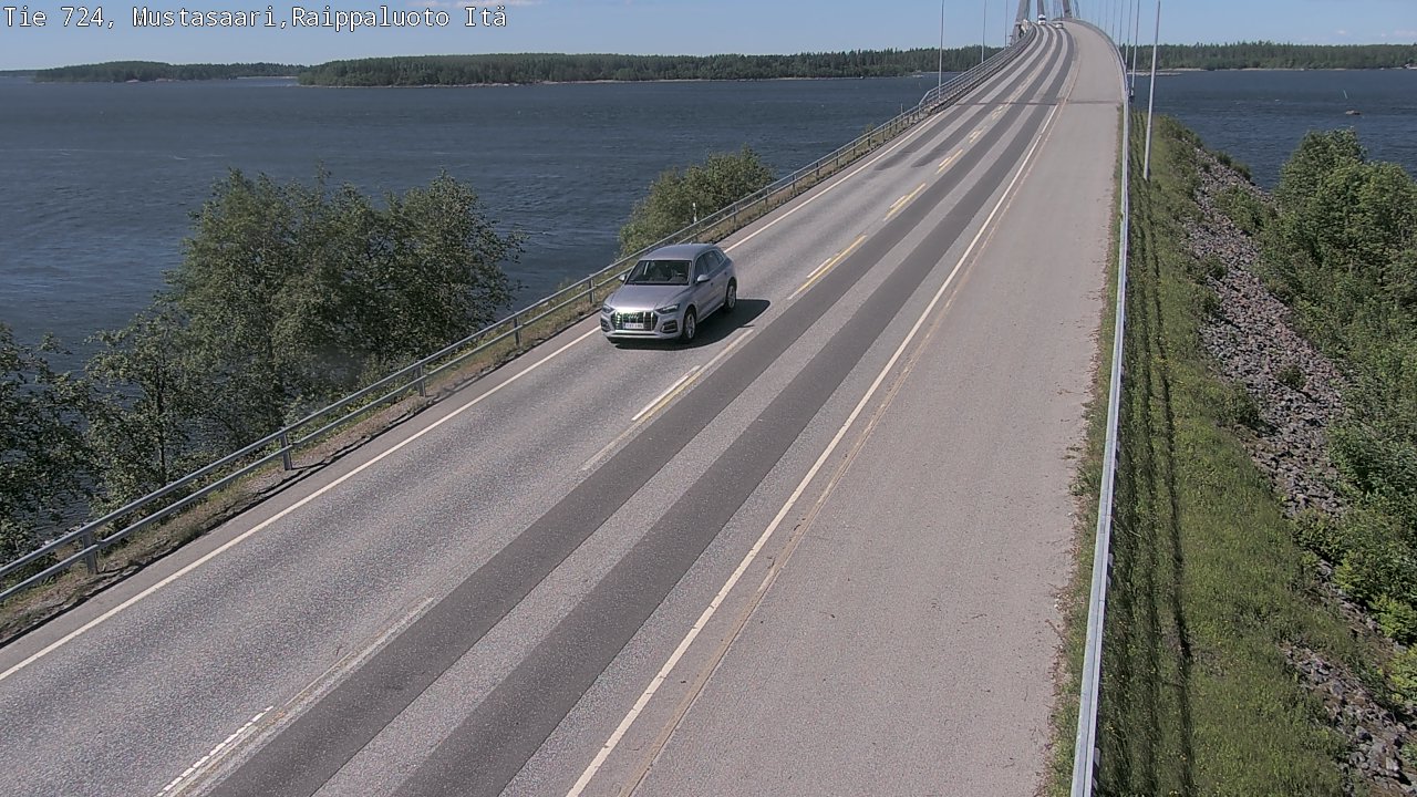 Weather Camera Image Väg 724 Korsholm, Replot, Fjärdskäret, Mustasaari, Pohjanmaa