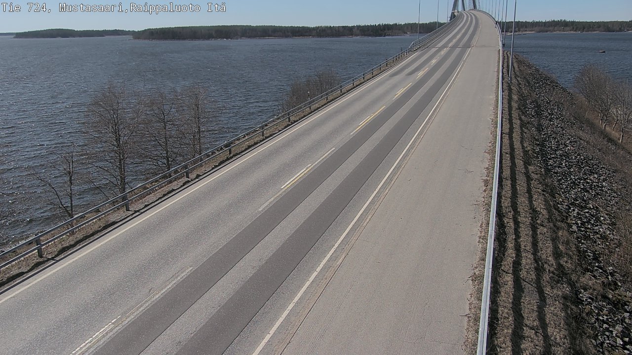 Weather Camera Image Väg 724 Korsholm, Replot, Fjärdskäret, Mustasaari, Pohjanmaa