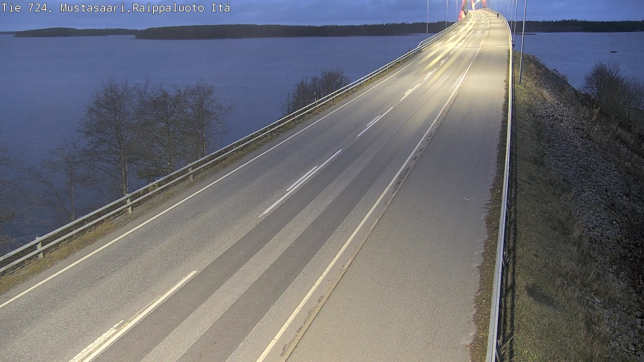 Kelikamerat Kuva Tie 724 Raippaluodonsilta itä, Mustasaari, Pohjanmaa