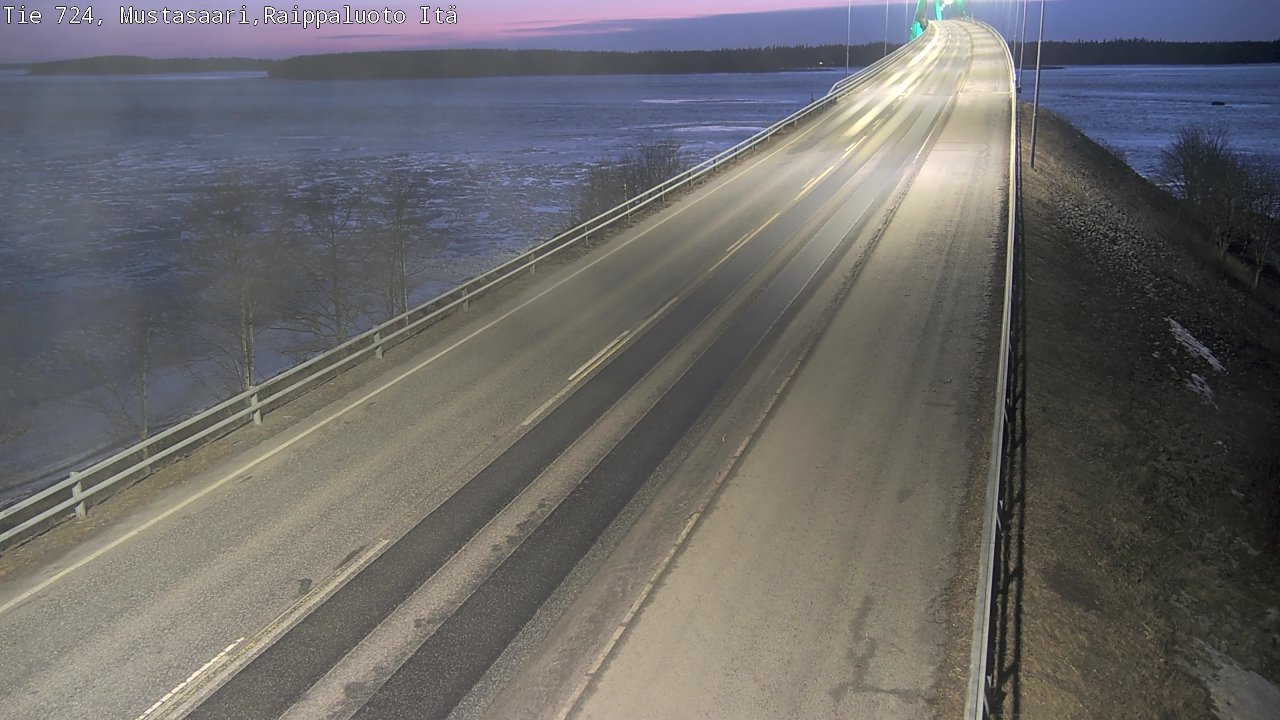 Kelikamerat Kuva Tie 724 Raippaluodonsilta itä, Mustasaari, Pohjanmaa
