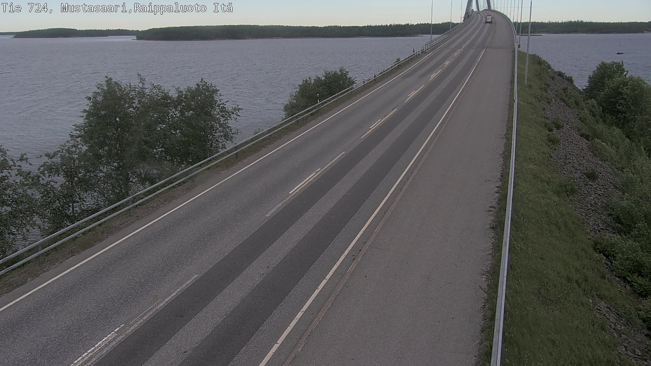 Kelikamerat Kuva Tie 724 Raippaluodonsilta itä, Mustasaari, Pohjanmaa