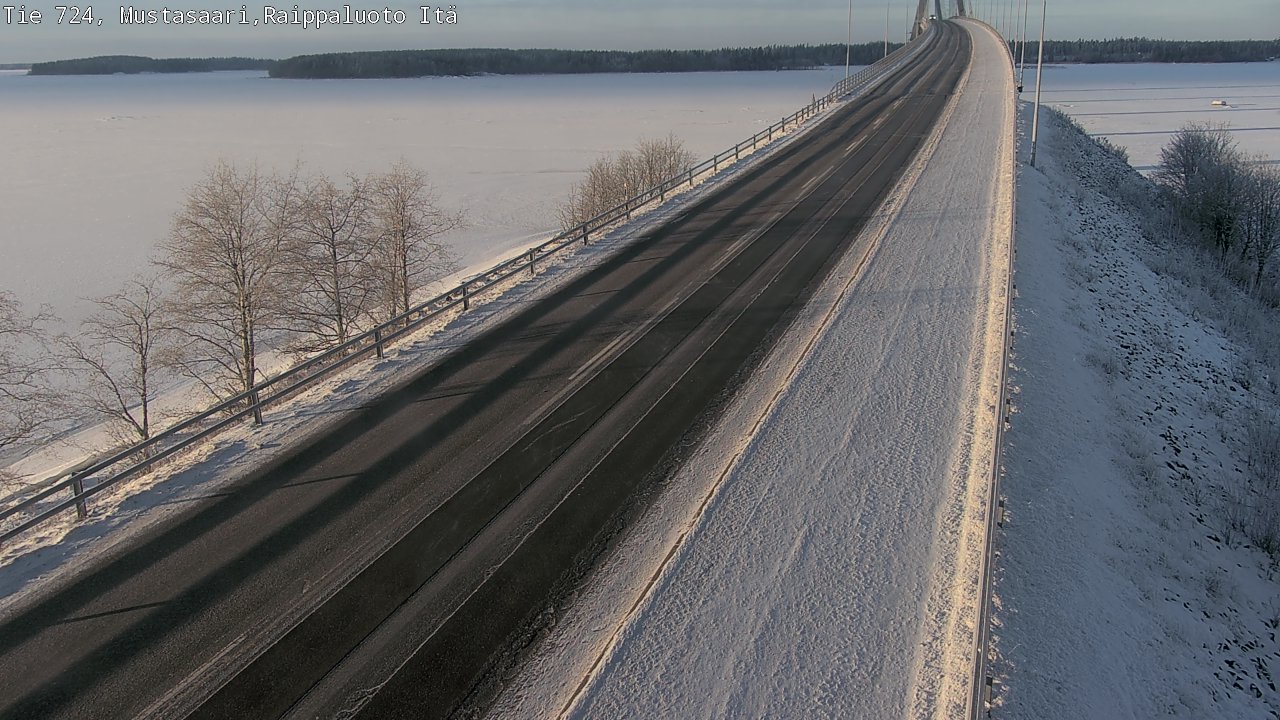 Weather Camera Image Road 724 Mustasaari, Raippaluoto, Fjärdskäret, Mustasaari, Pohjanmaa