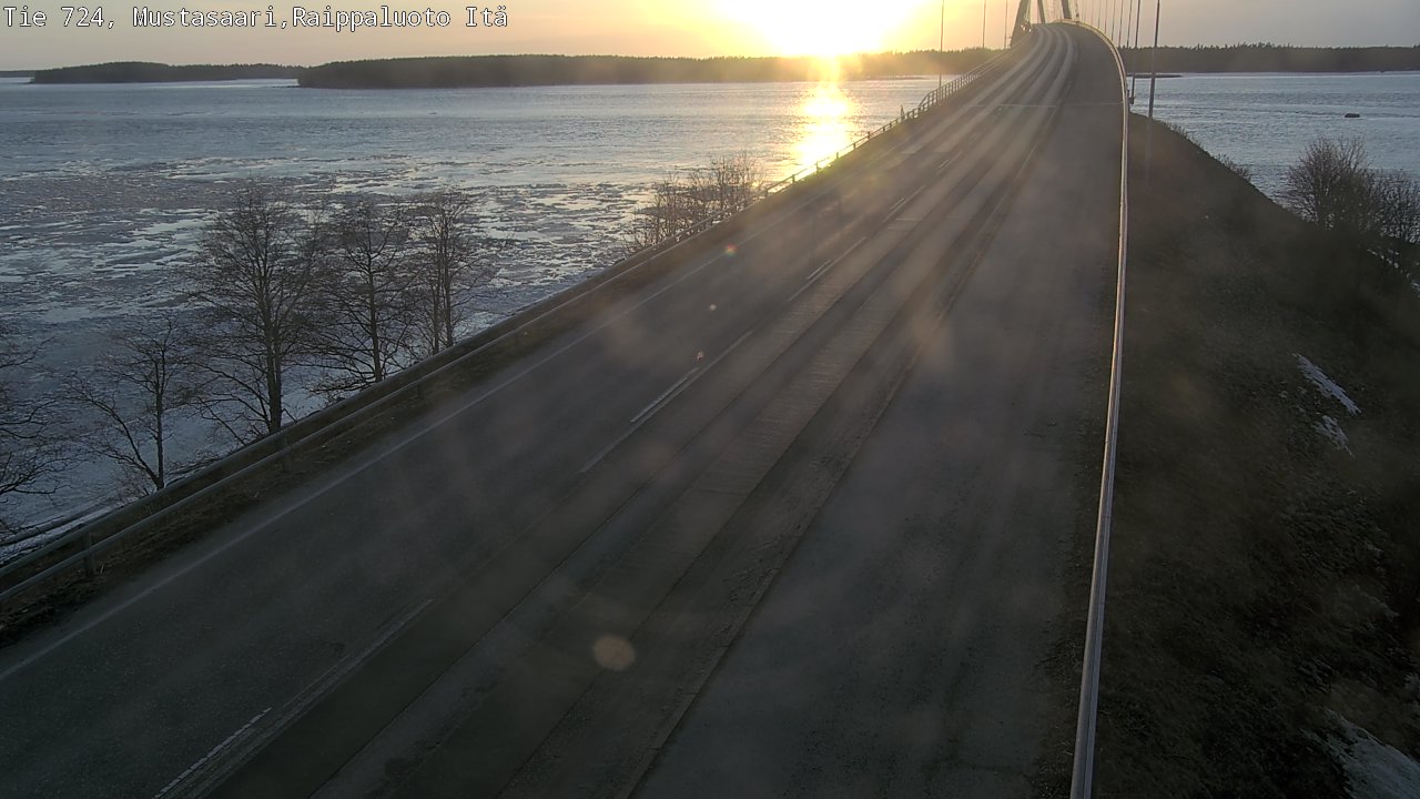 Kelikamerat Kuva Tie 724 Raippaluodonsilta itä, Mustasaari, Pohjanmaa