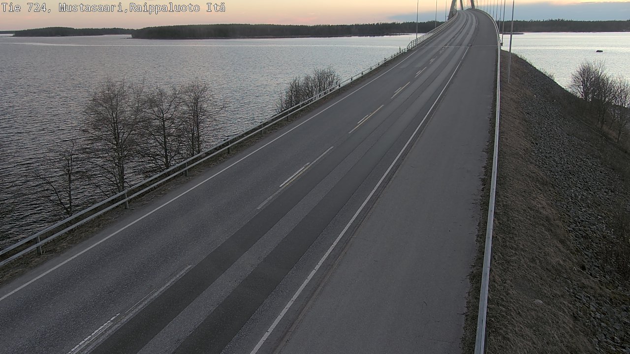 Weather Camera Image Väg 724 Korsholm, Replot, Fjärdskäret, Mustasaari, Pohjanmaa