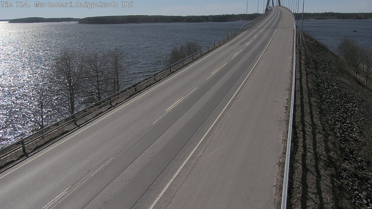 Weather Camera Image Väg 724 Korsholm, Replot, Fjärdskäret, Mustasaari, Pohjanmaa