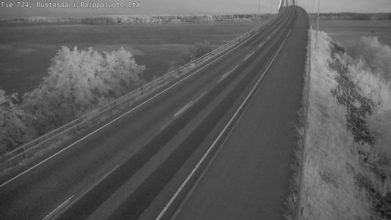 Weather Camera Image Road 724 Mustasaari, Raippaluoto, Fjärdskäret, Mustasaari, Pohjanmaa