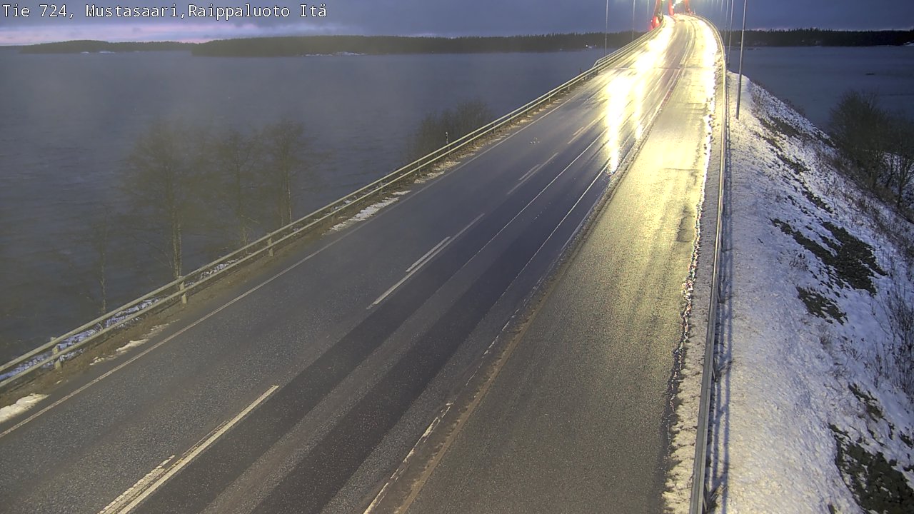 Weather Camera Image Väg 724 Korsholm, Replot, Fjärdskäret, Mustasaari, Pohjanmaa