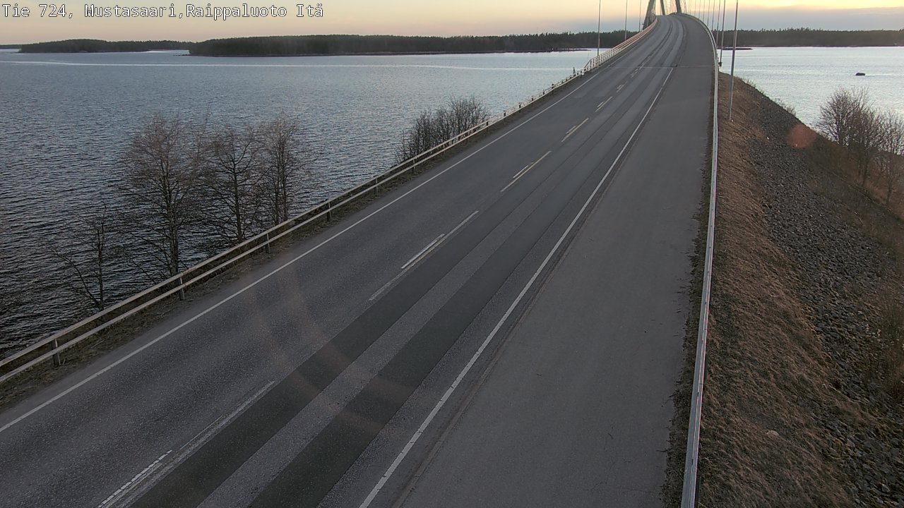 Weather Camera Image Väg 724 Korsholm, Replot, Fjärdskäret, Mustasaari, Pohjanmaa