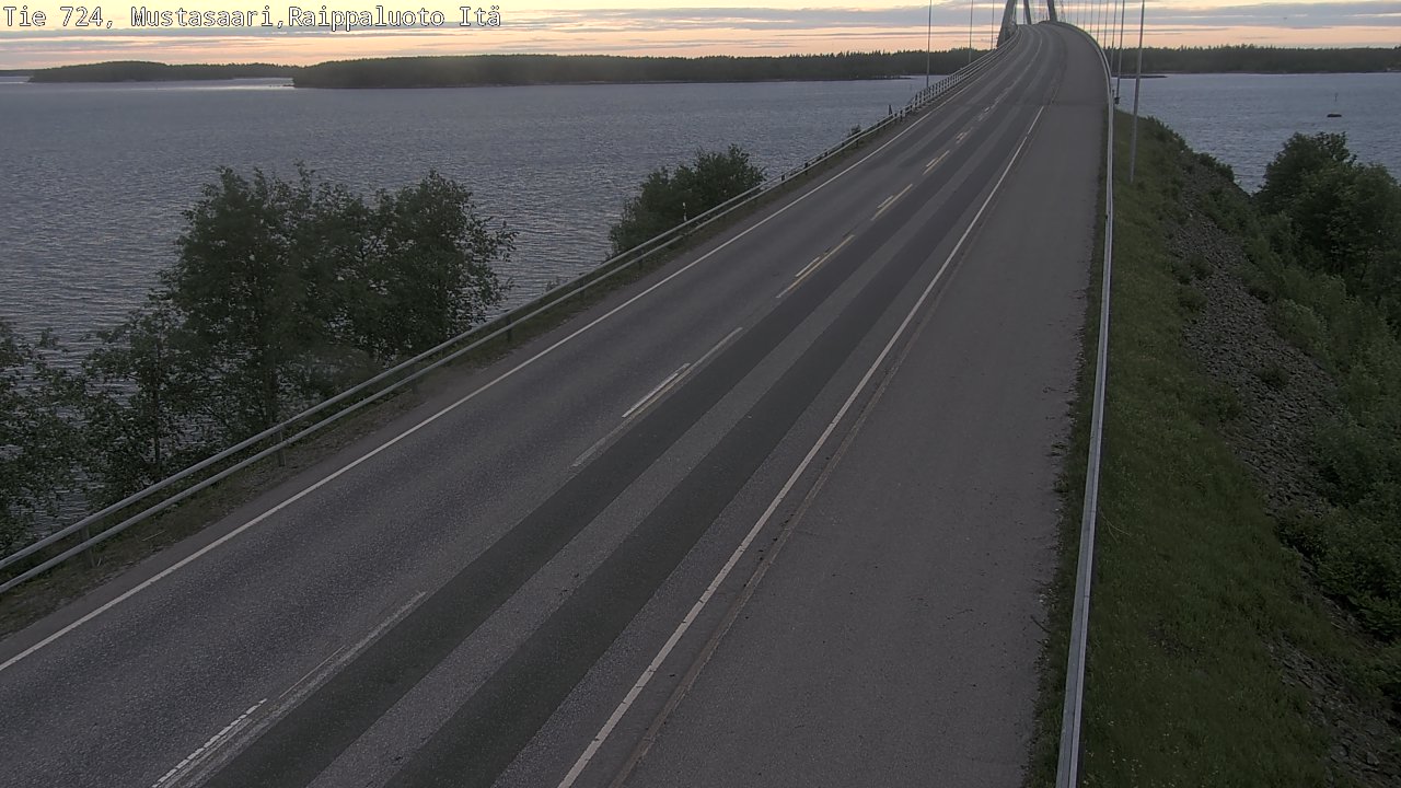 Kelikamerat Kuva Tie 724 Raippaluodonsilta itä, Mustasaari, Pohjanmaa