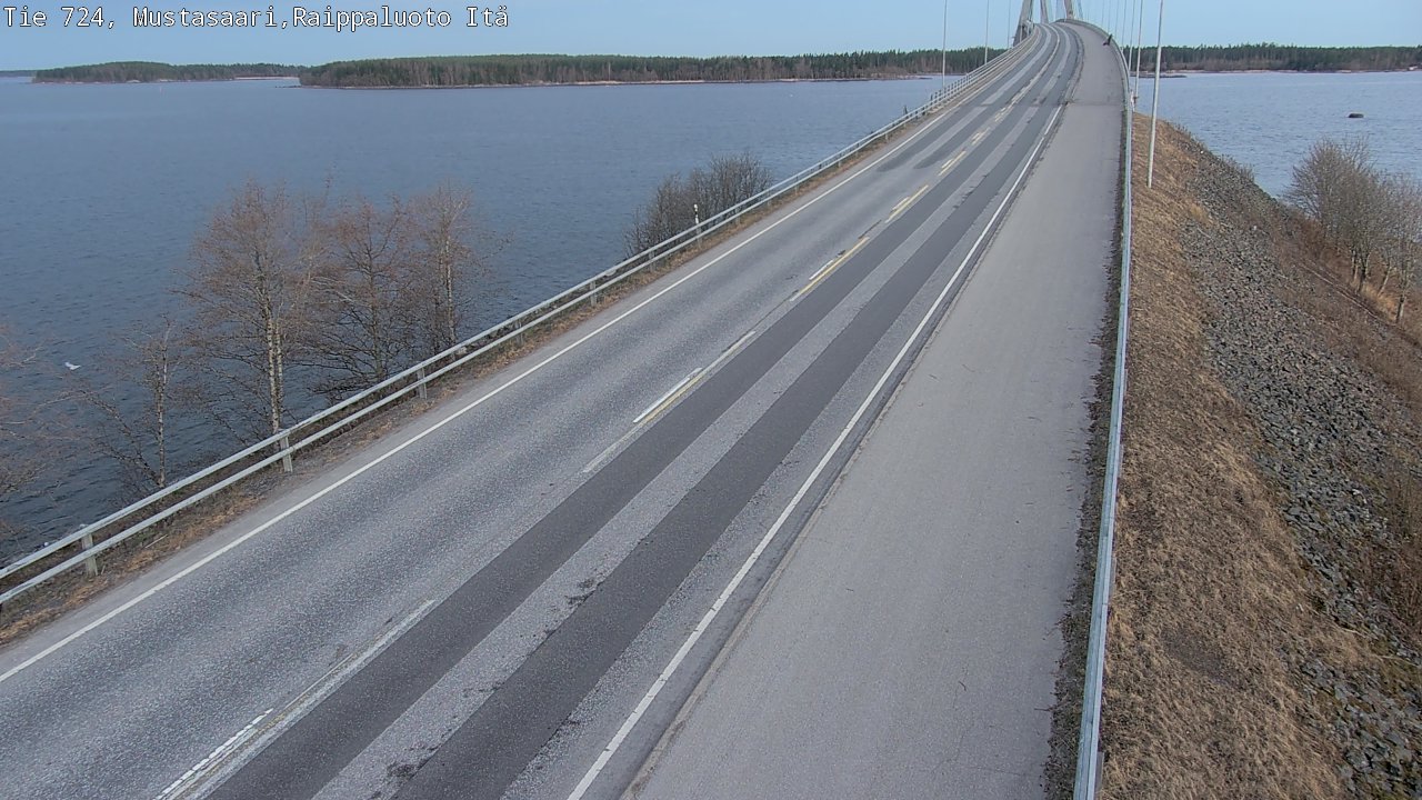 Kelikamerat Kuva Tie 724 Raippaluodonsilta itä, Mustasaari, Pohjanmaa