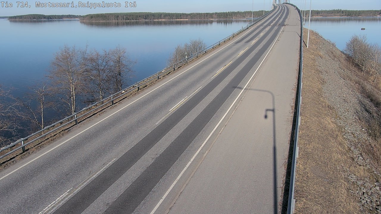 Weather Camera Image Road 724 Mustasaari, Raippaluoto, Fjärdskäret, Mustasaari, Pohjanmaa