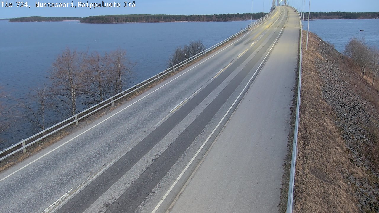 Kelikamerat Kuva Tie 724 Raippaluodonsilta itä, Mustasaari, Pohjanmaa
