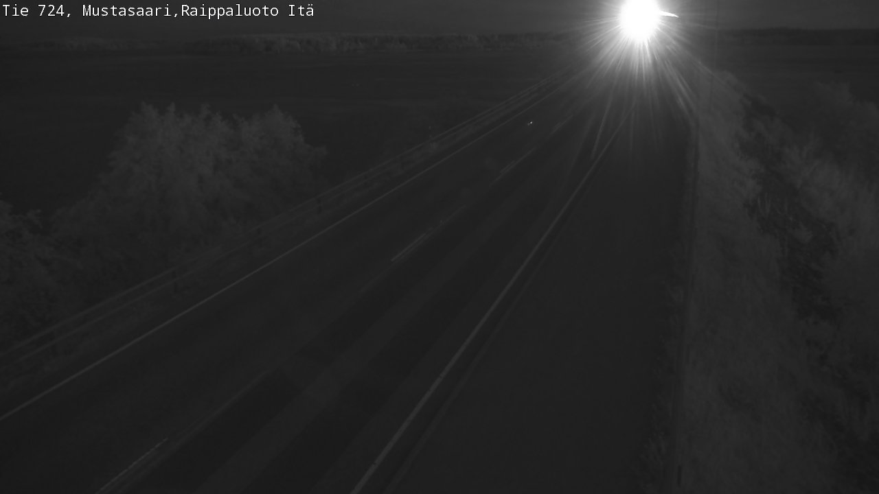 Weather Camera Image Road 724 Mustasaari, Raippaluoto, Fjärdskäret, Mustasaari, Pohjanmaa