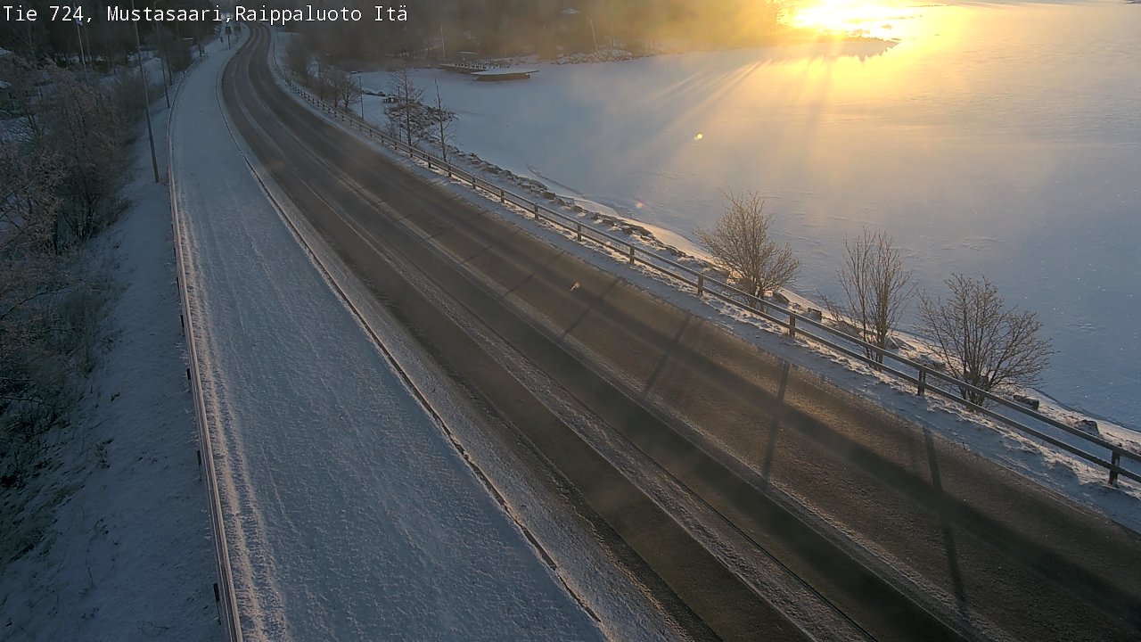Weather Camera Image Road 724 Mustasaari, Raippaluoto, Fjärdskäret, Mustasaari, Pohjanmaa