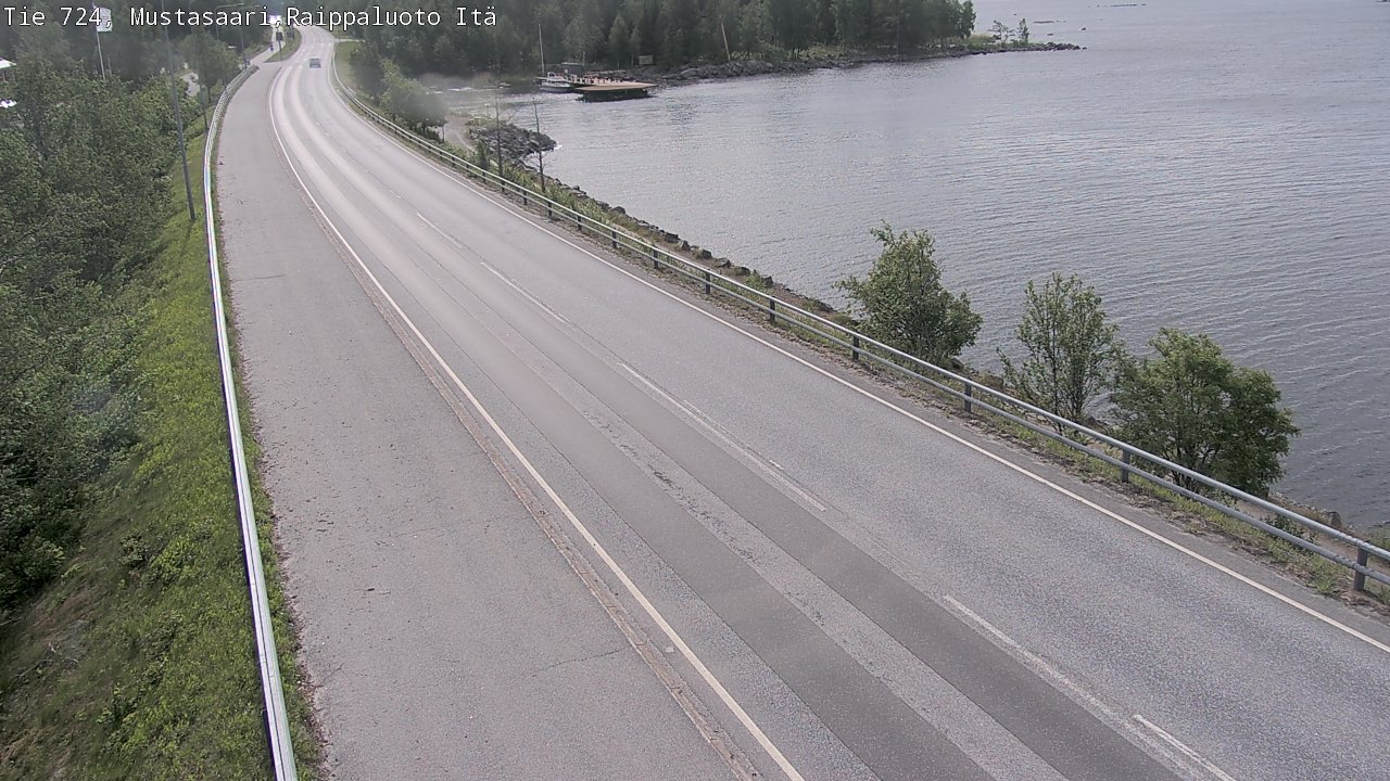 Weather Camera Image Road 724 Mustasaari, Raippaluoto, Fjärdskäret, Mustasaari, Pohjanmaa