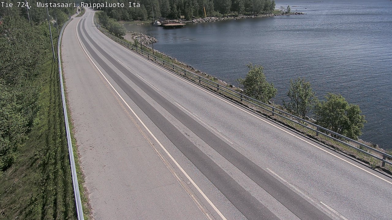 Weather Camera Image Road 724 Mustasaari, Raippaluoto, Fjärdskäret, Mustasaari, Pohjanmaa