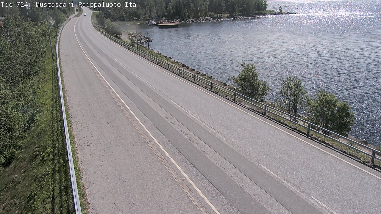 Weather Camera Image Road 724 Mustasaari, Raippaluoto, Fjärdskäret, Mustasaari, Pohjanmaa