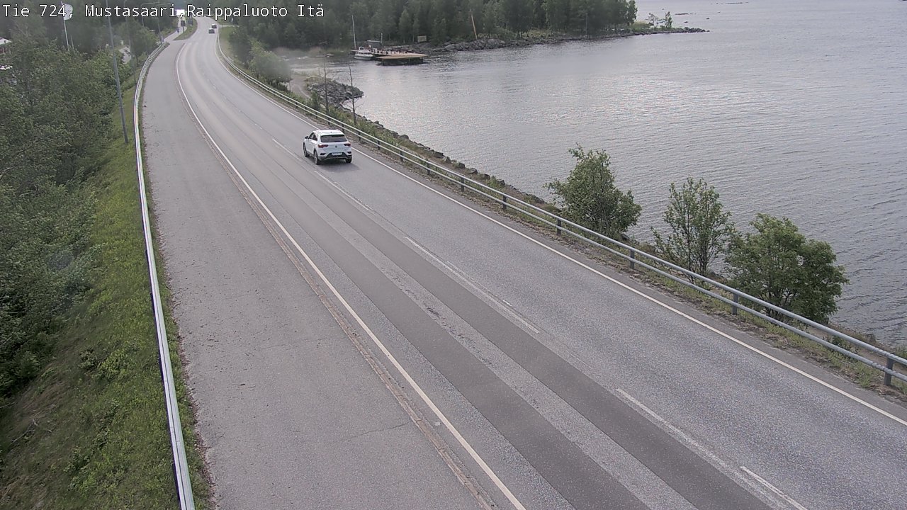 Weather Camera Image Road 724 Mustasaari, Raippaluoto, Fjärdskäret, Mustasaari, Pohjanmaa