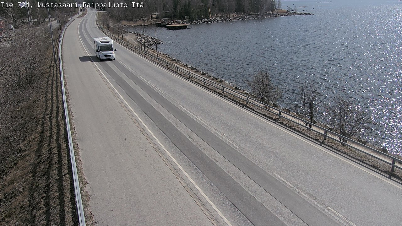 Weather Camera Image Road 724 Mustasaari, Raippaluoto, Fjärdskäret, Mustasaari, Pohjanmaa