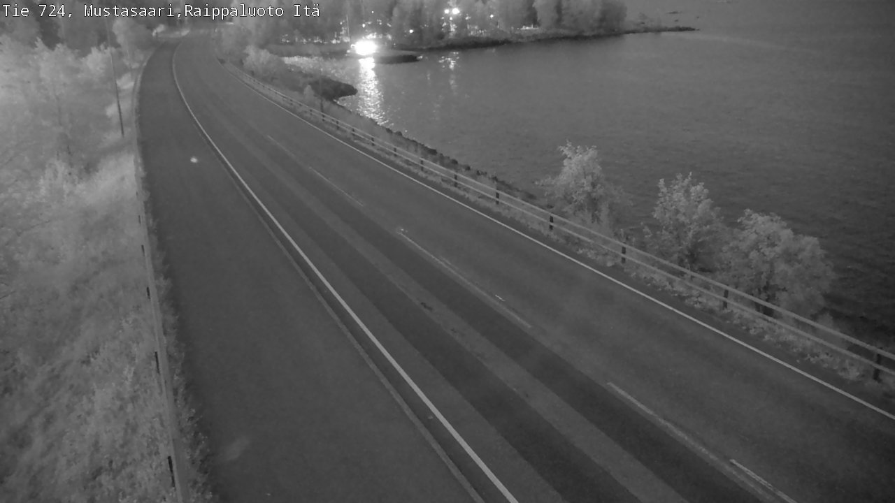 Weather Camera Image Road 724 Mustasaari, Raippaluoto, Fjärdskäret, Mustasaari, Pohjanmaa