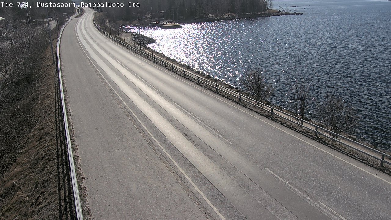 Weather Camera Image Road 724 Mustasaari, Raippaluoto, Fjärdskäret, Mustasaari, Pohjanmaa