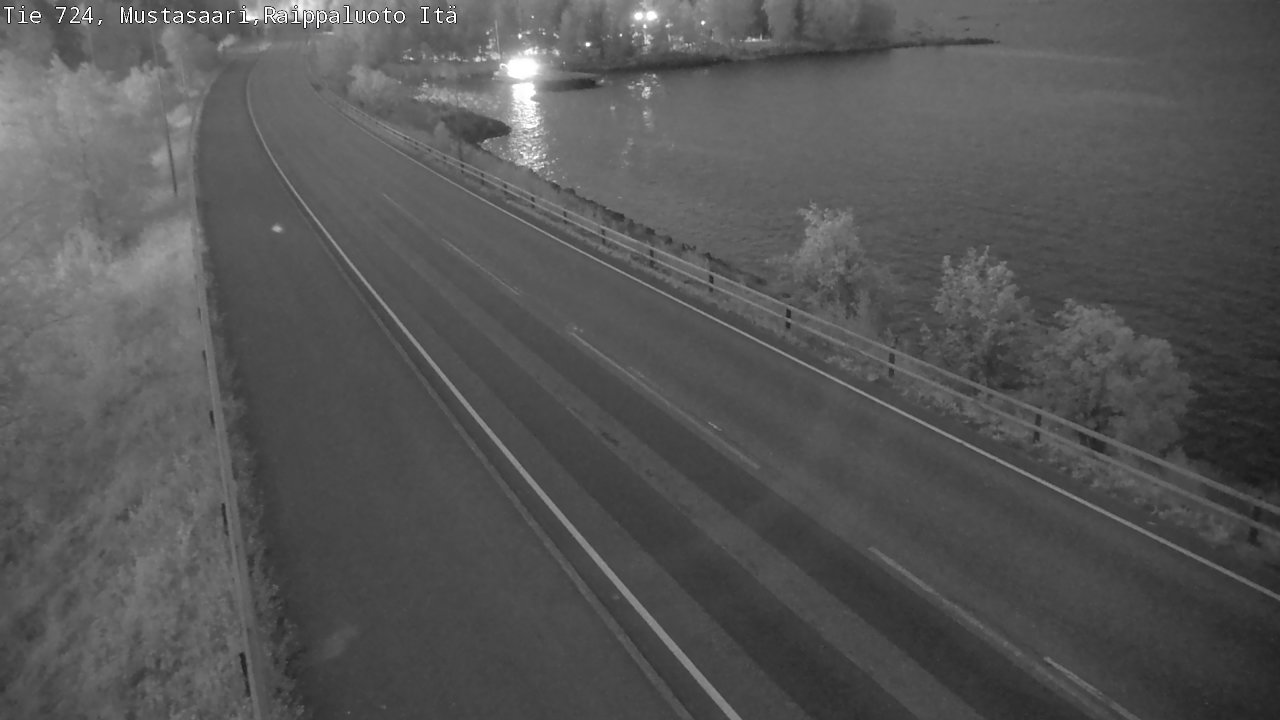 Weather Camera Image Road 724 Mustasaari, Raippaluoto, Fjärdskäret, Mustasaari, Pohjanmaa