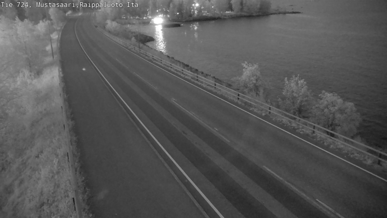 Weather Camera Image Road 724 Mustasaari, Raippaluoto, Fjärdskäret, Mustasaari, Pohjanmaa
