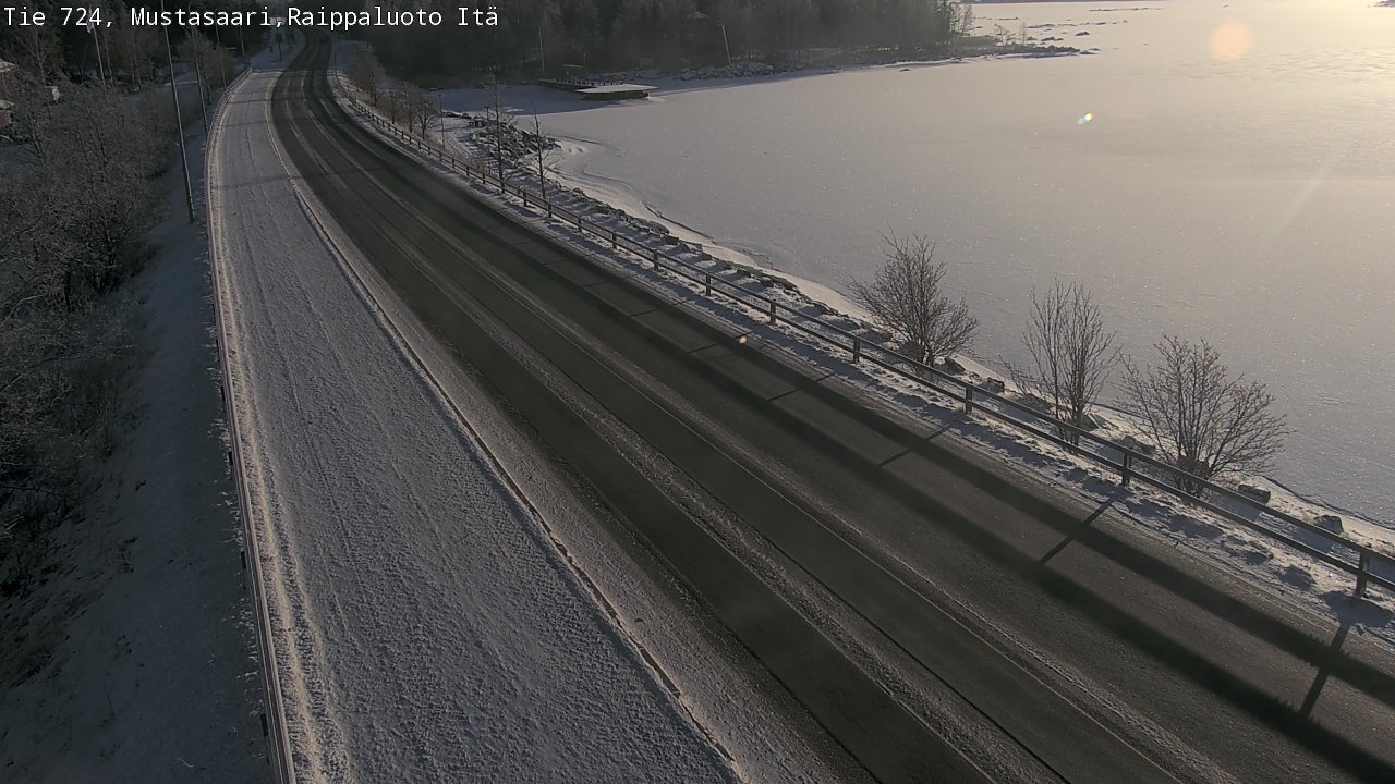 Weather Camera Image Road 724 Mustasaari, Raippaluoto, Fjärdskäret, Mustasaari, Pohjanmaa