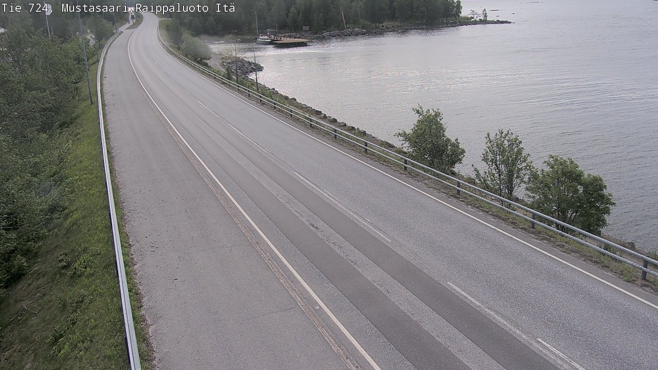 Weather Camera Image Road 724 Mustasaari, Raippaluoto, Fjärdskäret, Mustasaari, Pohjanmaa