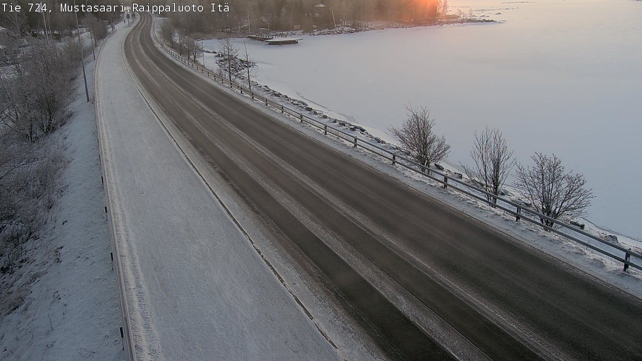 Weather Camera Image Road 724 Mustasaari, Raippaluoto, Fjärdskäret, Mustasaari, Pohjanmaa