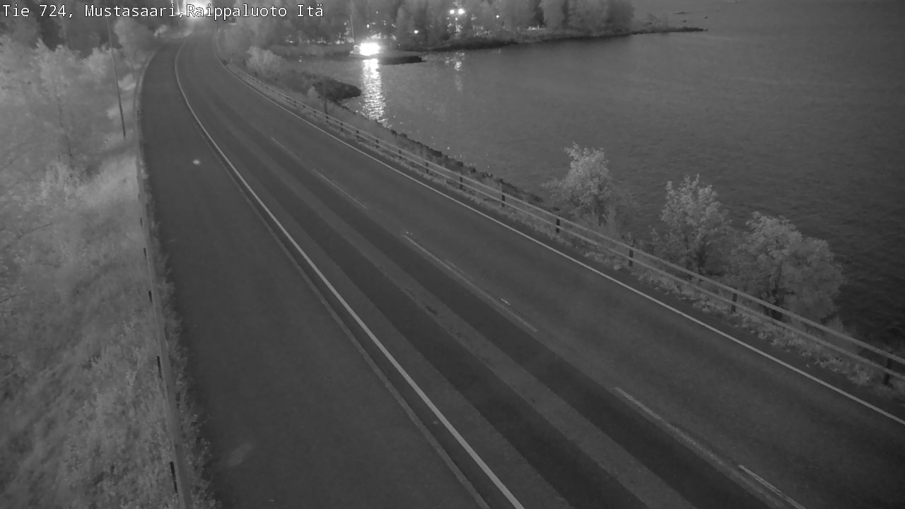 Weather Camera Image Road 724 Mustasaari, Raippaluoto, Fjärdskäret, Mustasaari, Pohjanmaa